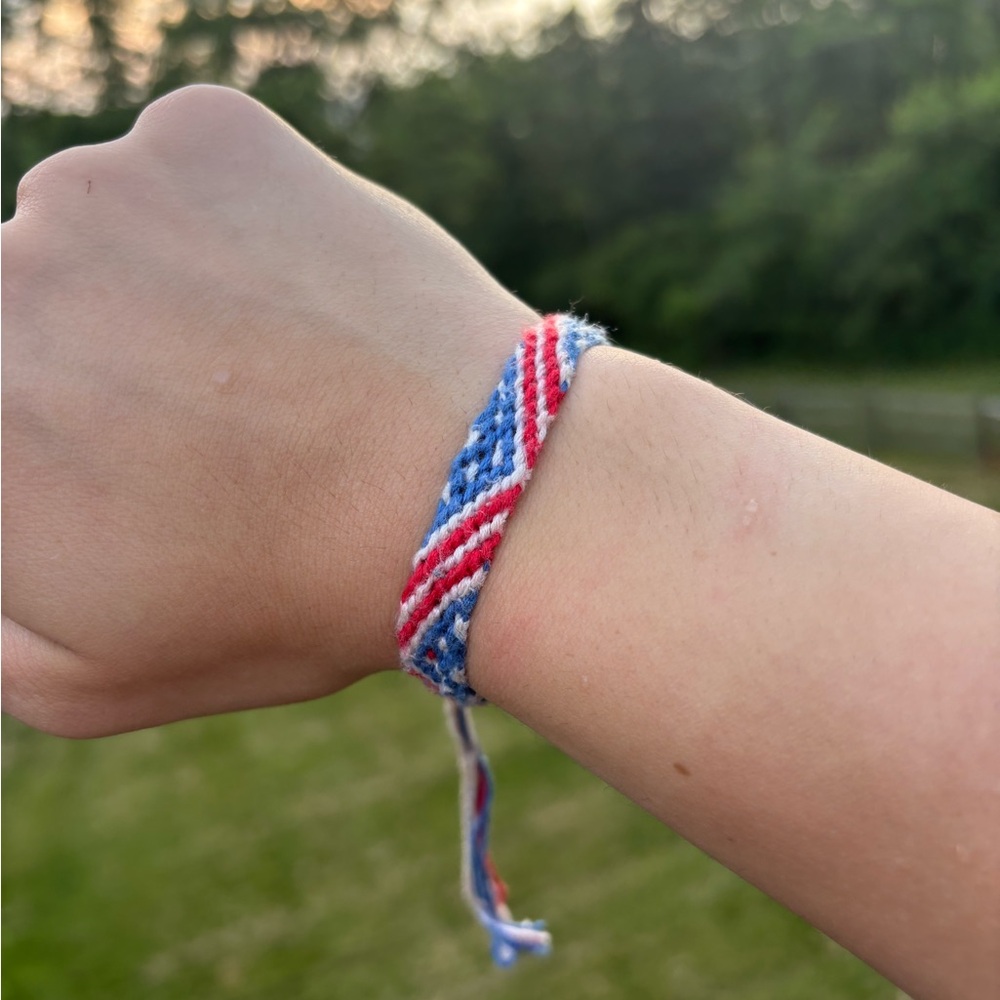 American Flag Handmade Bracelet
